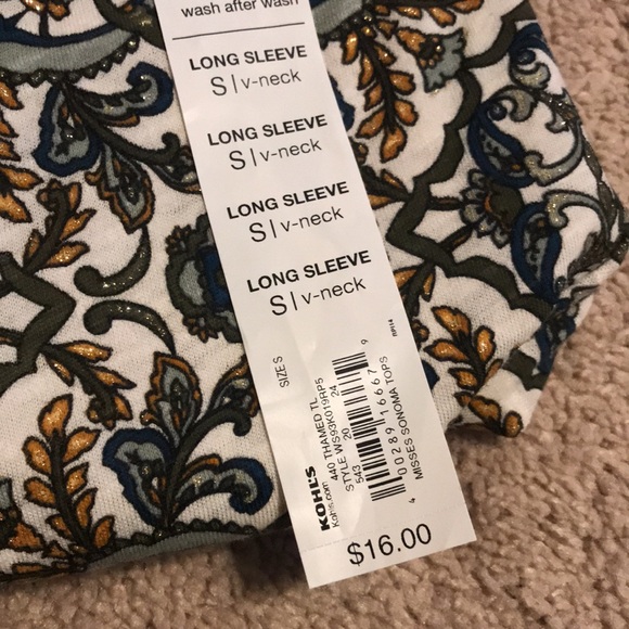 🔴LAST CHANCE 🔴 NWT Sonoma the everyday tee S - Picture 2 of 6